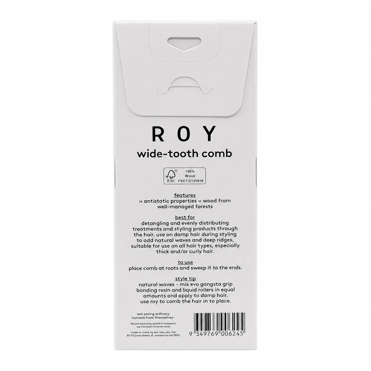 Roy Detangling Comb