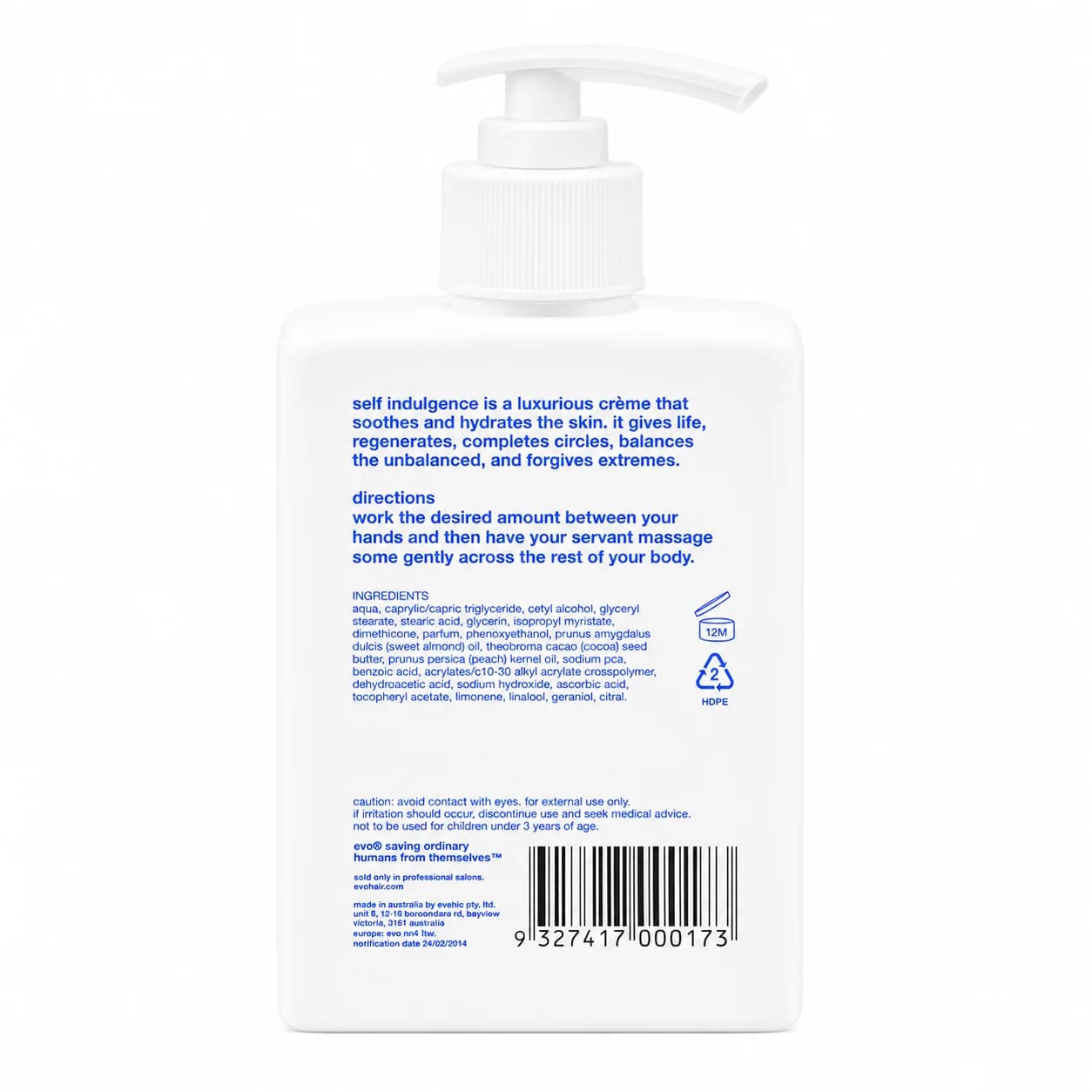 Self Indulgence Body Crème