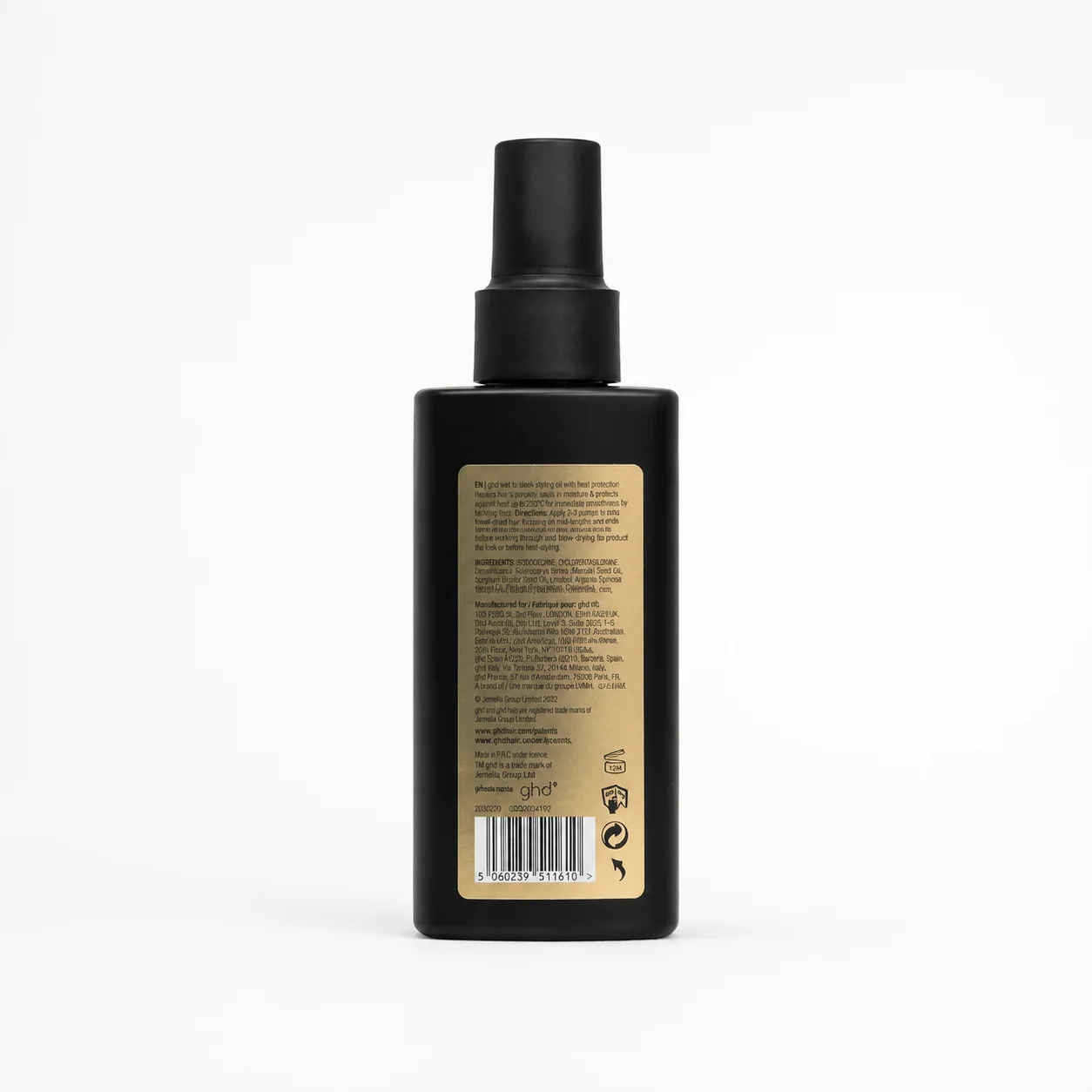 ghd Sleek Talker Wet To Sleek Styling Oil