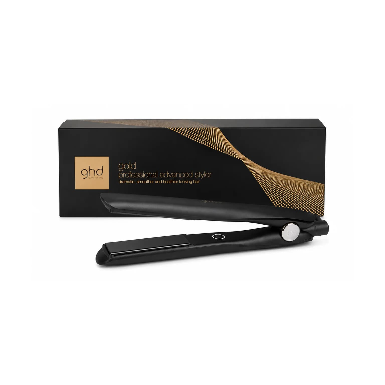 ghd Gold Hair Straightener Black